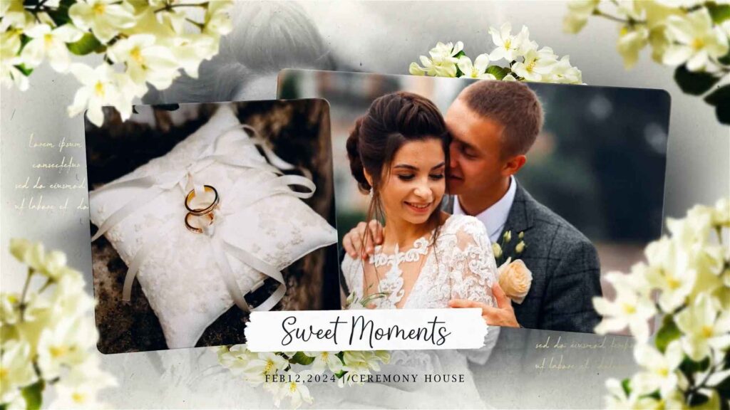 Wedding Slideshow | Floral Wedding Photos 49277342 Videohive - Free Download After Effects Template