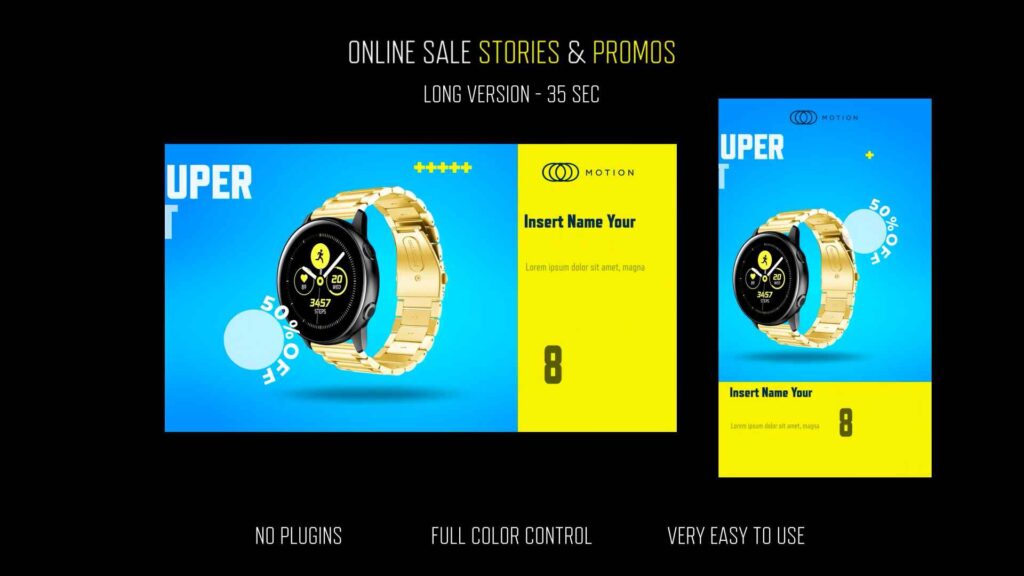 Online Sale Stories & Promos 49328355 Videohive - Free Download After Effects Template