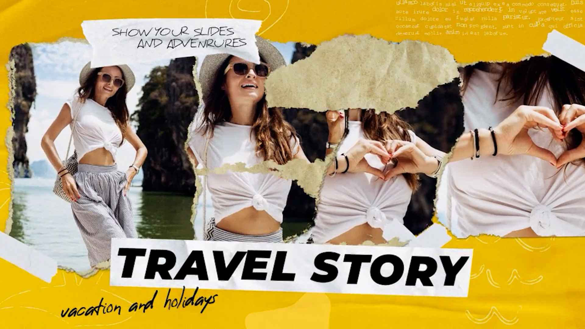 Summer/Holidays Travel Funky Opener 37514202 Videohive - Free Download After Effects Template