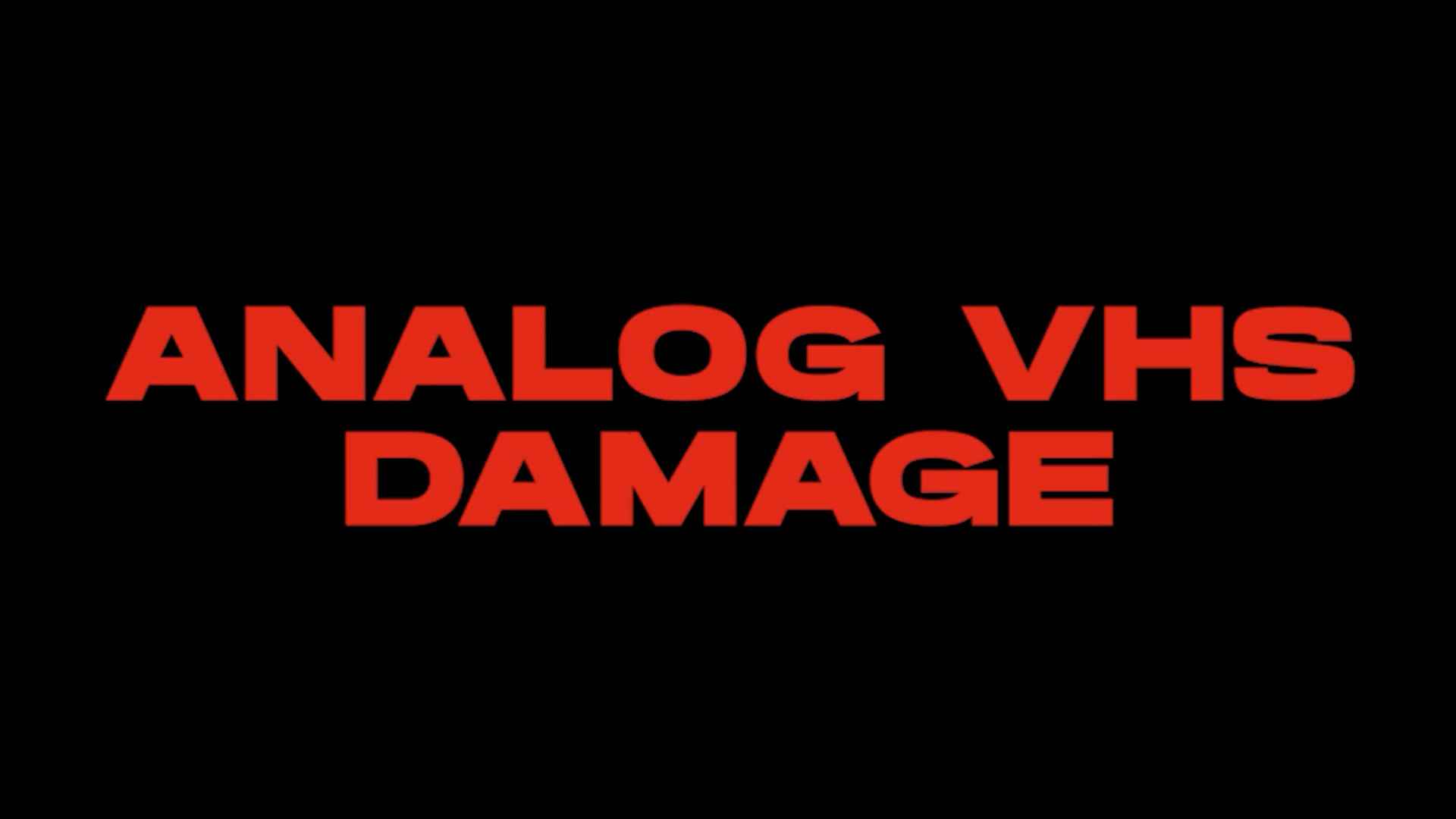 Analog VHS Damage Transitions | After Effects 49267846 Videohive - Free Download After Effects Template