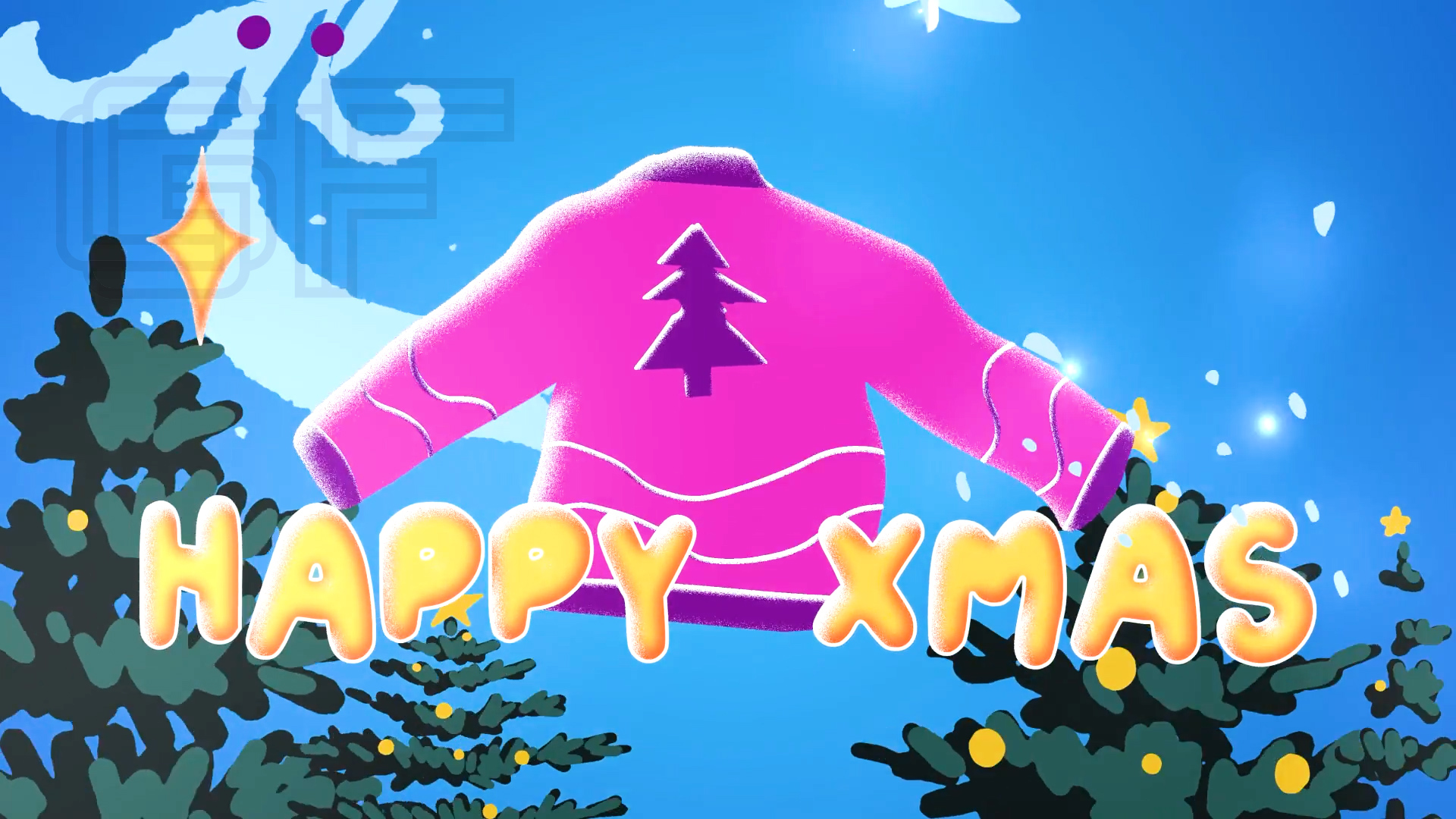 49617279 Christmas Sweater Logo for After Effects - Free Download After Effects Template