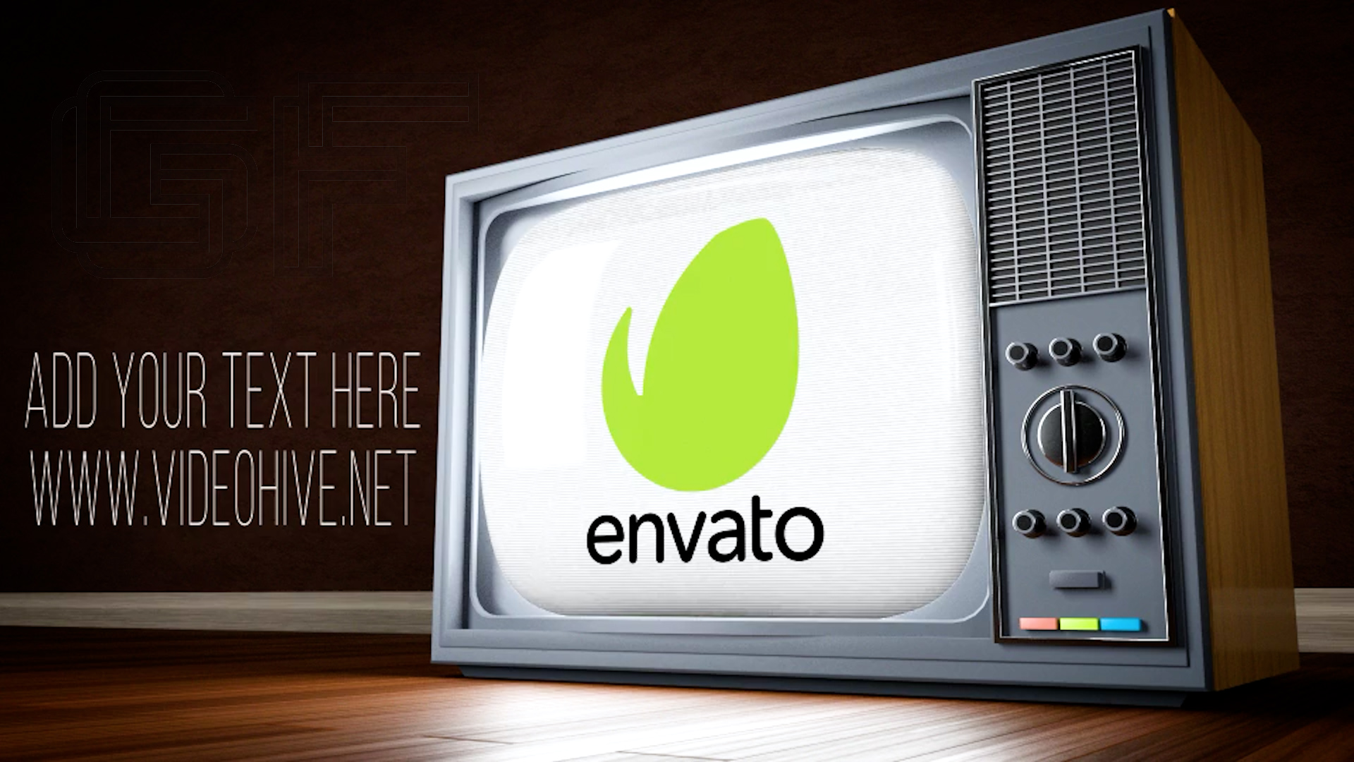 Videohive Fabric Covered Old TV Opener » free after effects templates after effects intro template