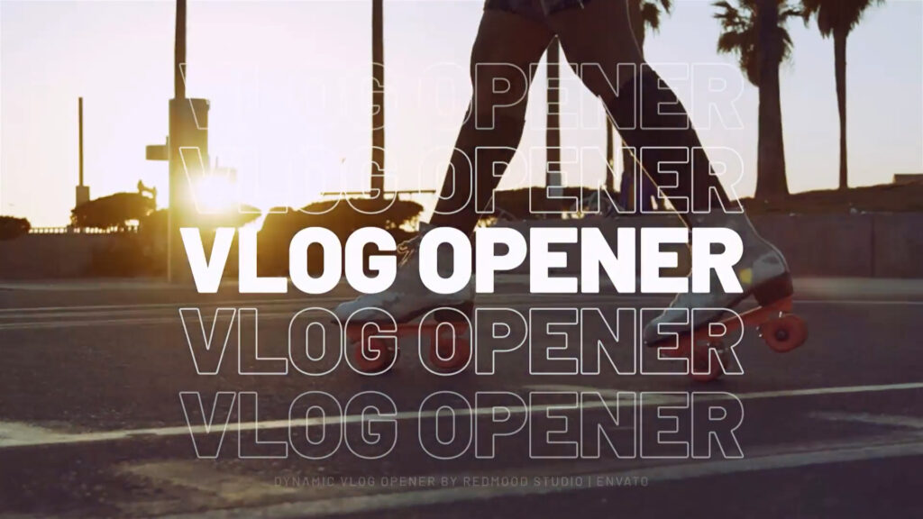 Dynamic Vlog Opener 48694716 Videohive - Free Download After Effects Template After Effects CC, CS6 | No Plugin | 1920x1080 | 7.24 MB