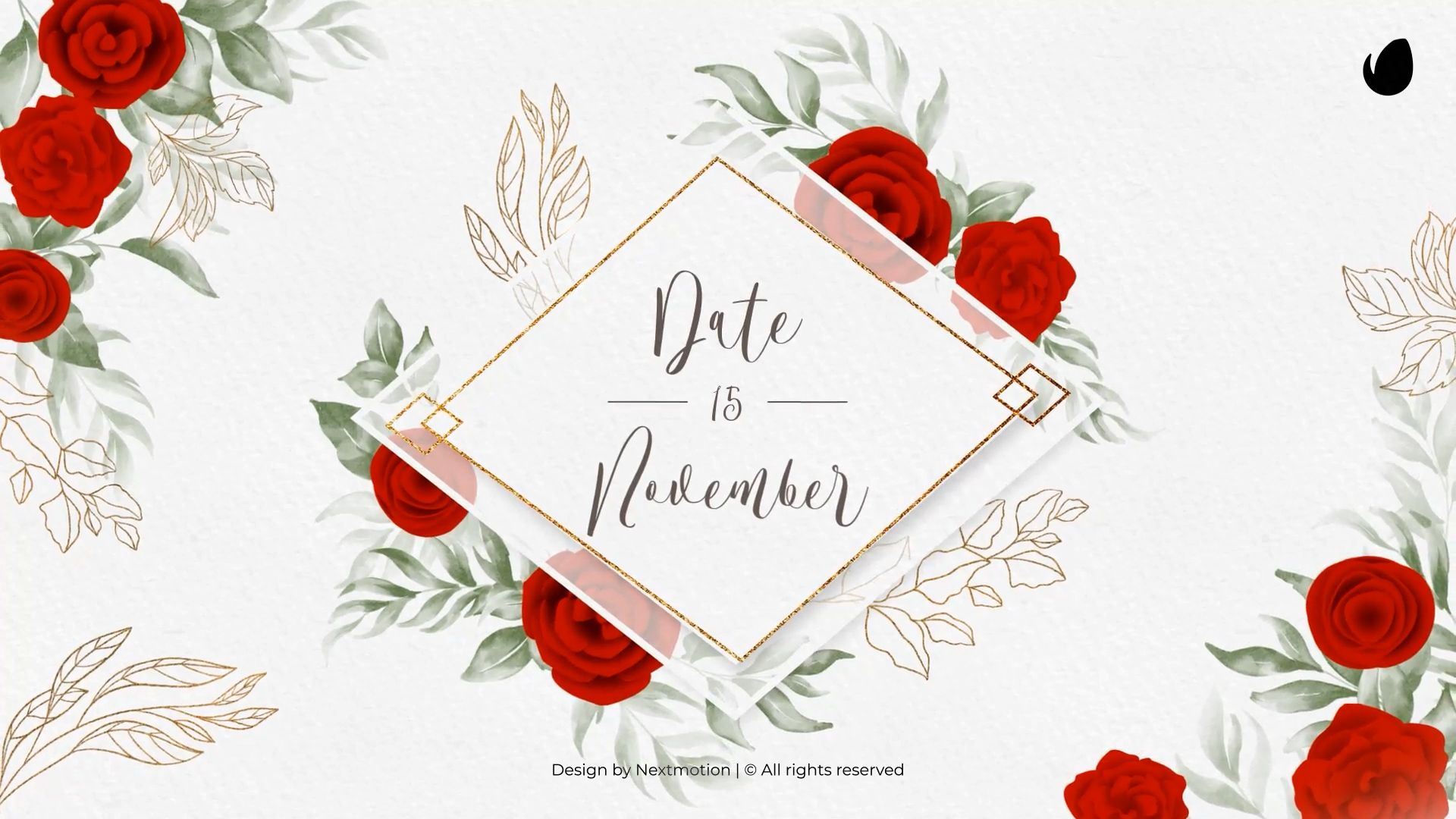 Watercolor Wedding Invitation Slideshow 48999767 Videohive - Free Download After Effects Template