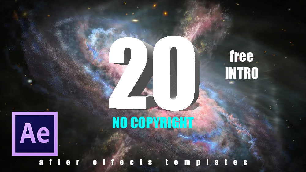 Top 20 Intro Templates 3D+2D No Text Free Download 2024