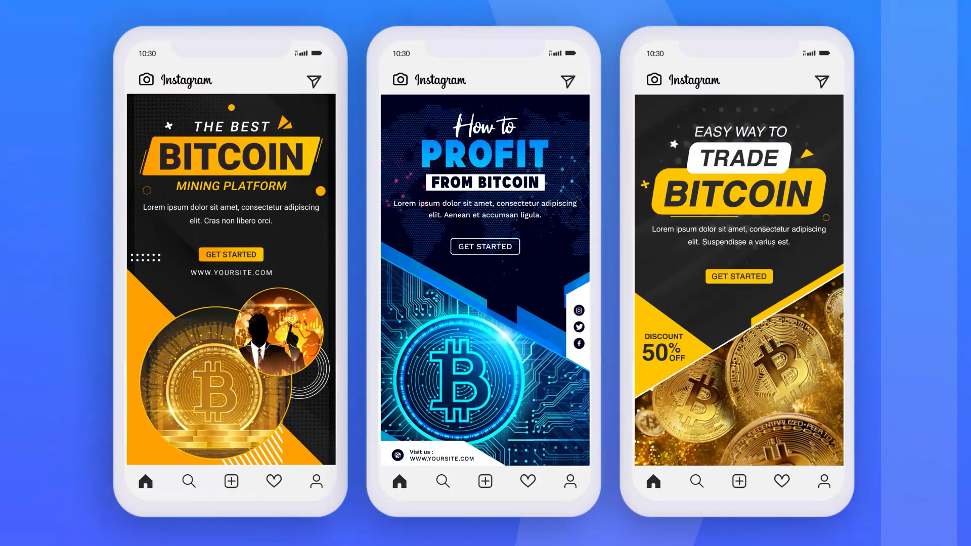 Crypto Bitcoin Stories Pack For Premiere Pro | VideoHive 36103805